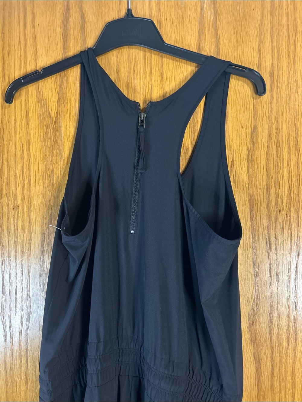 Athleta Black Sleeveless Jogger Jumpsuit Drawstring One Piece Size 10 - Picture 8 of 14